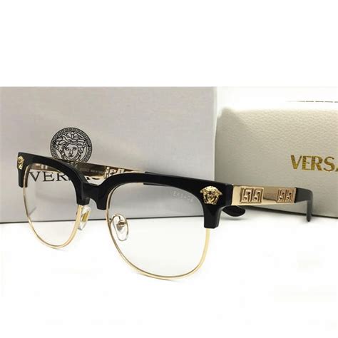 mens gold versace eyeglasses|versace prescription glasses men's.